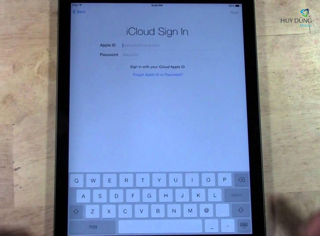 Mở khoá, xoá tài khoản iCloud iPad Air unlock lấy liền tại HCM Mở khoá, xoá tài khoản iCloud iPad Air unlock lấy liền tại HCM