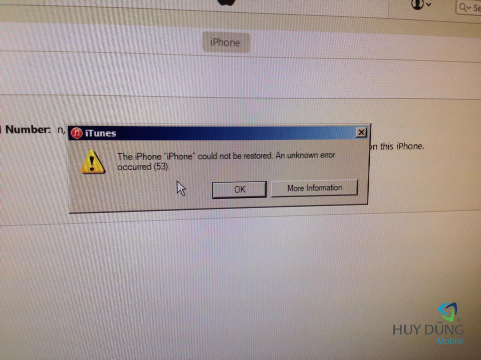 Trung tâm chuyên sửa lỗi 53 trên iPhone 6 plus giá rẻ tại TPHCM