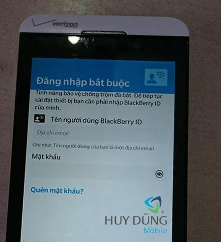 Mở khóa Xóa tài khoản/ Gỡ tài khoản Blackberry ID cho Blackberry uy tín giá rẻ tại HCM