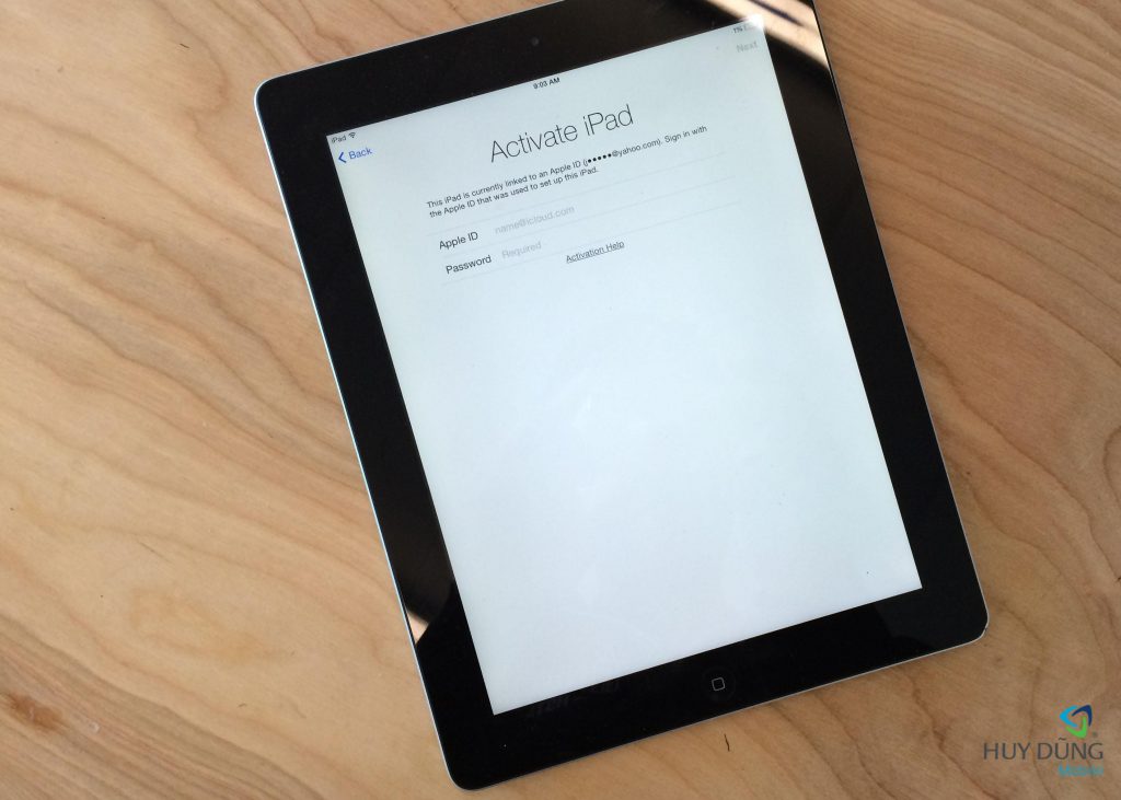 Mở khoá, xoá tài khoản iCloud iPad 2 unlock lấy liền tại HCM