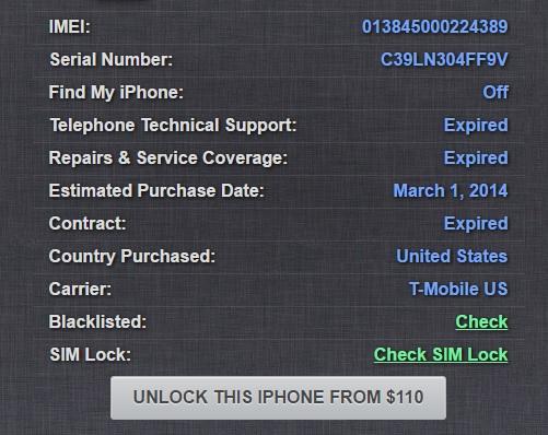 Hướng dẫn kiểm tra IMEI iPhone 7 nhà mạng Lock / World khi xách tay về Việt Nam