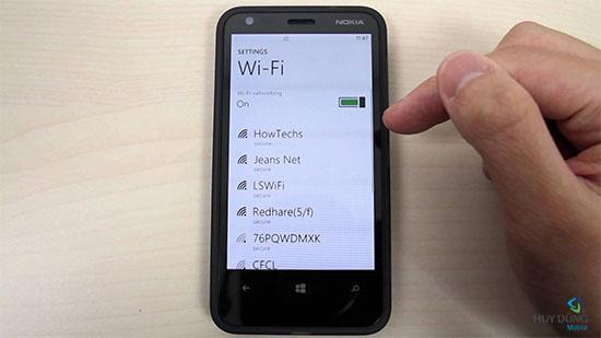 Sửa Nokia Lumia không bắt được wifi tại Bình Tân
