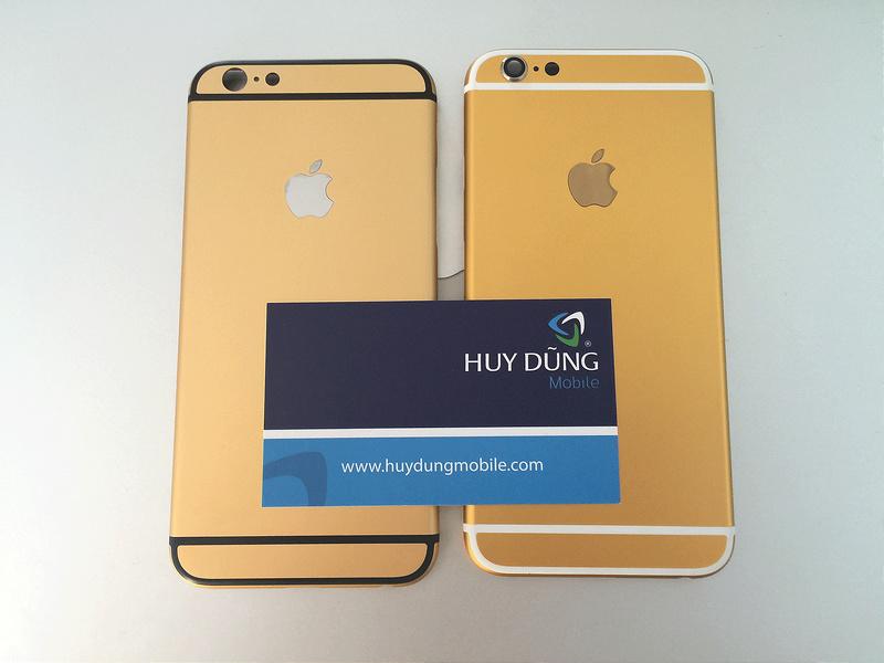 Thay vỏ iphone 6 zin vàng , táo vàng kiểu dáng đẹp iPhone 6,6+