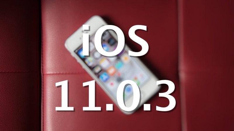 Hướng cập nhật iOS 11.0.3 mới nhất fix lỗi trên phiên bản cũ