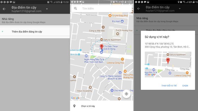 Mở khoá điện thoại tự động mỗi khi về nhà Mở khoá điện thoại tự động mỗi khi về nhà