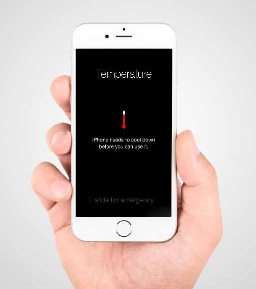 Tư vấn sửa iPhone bị báo lỗi nhiệt độ cao