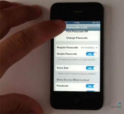 hiện tượng lỗi giật màn hình của điện thoại iPhone 4s